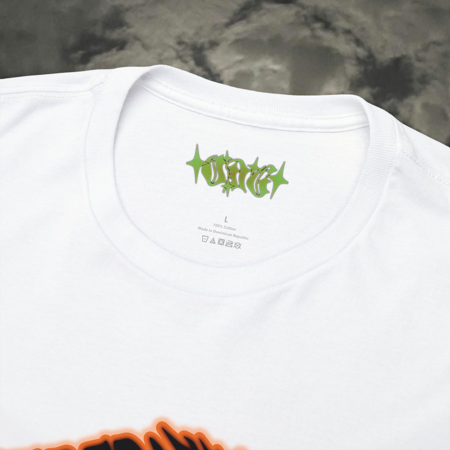 “Wheredagoopat!” Orange Flow Tee