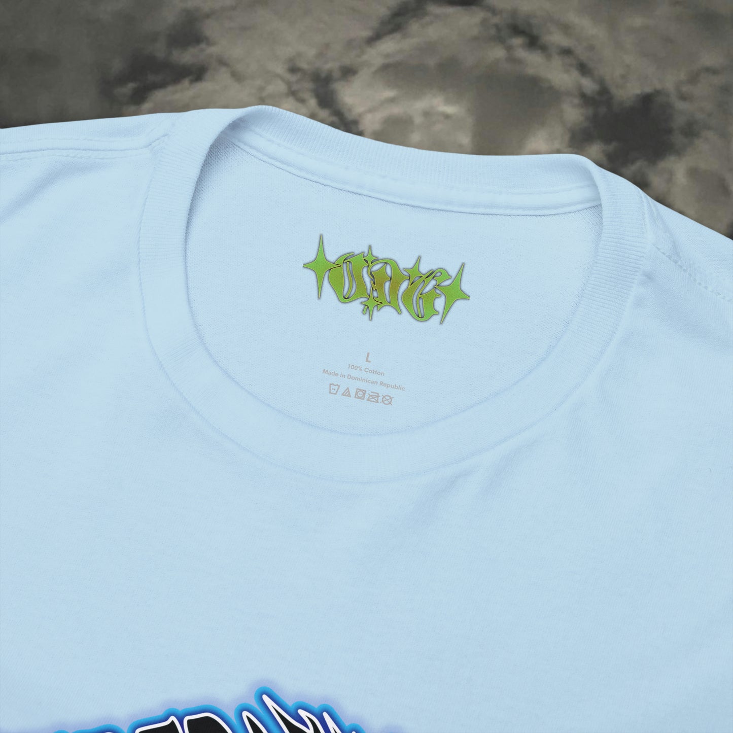 “Wheredagoopat!” Blue Flow Tee