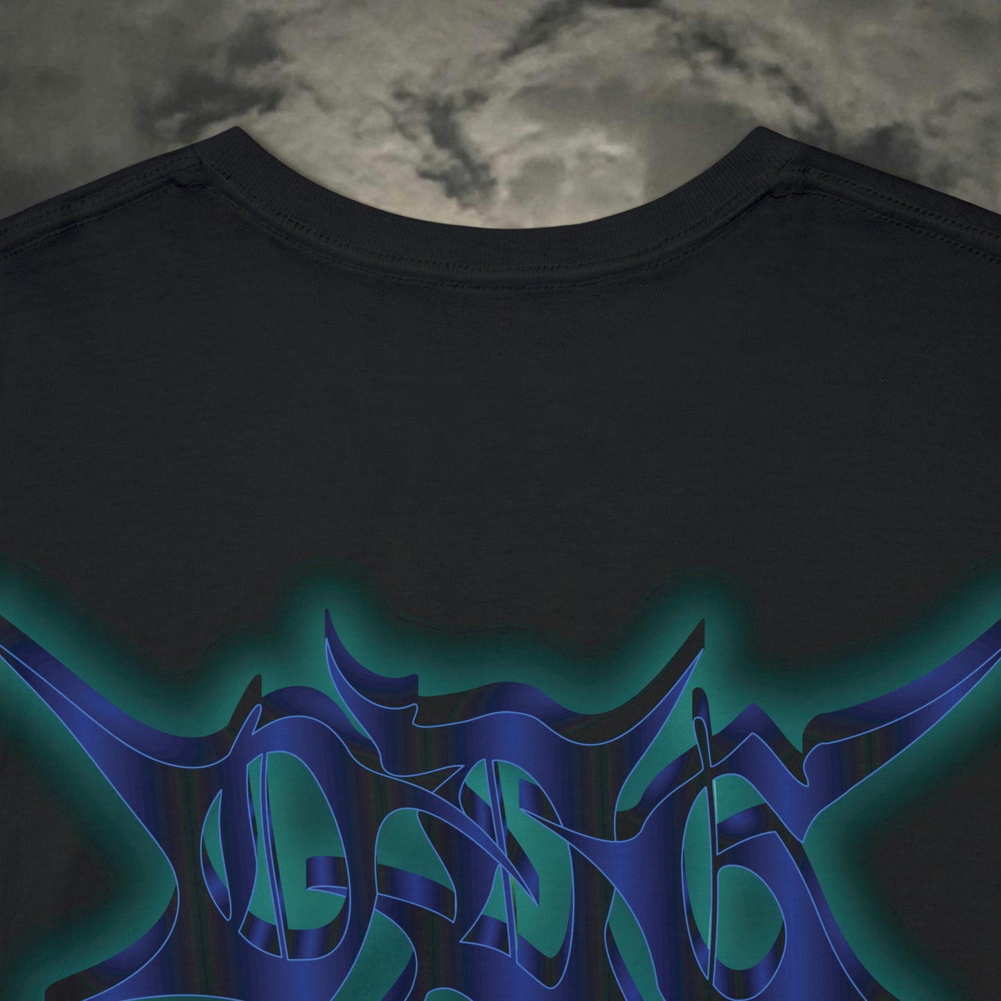 “ODG” 3D Deep Blue Hologram Tee