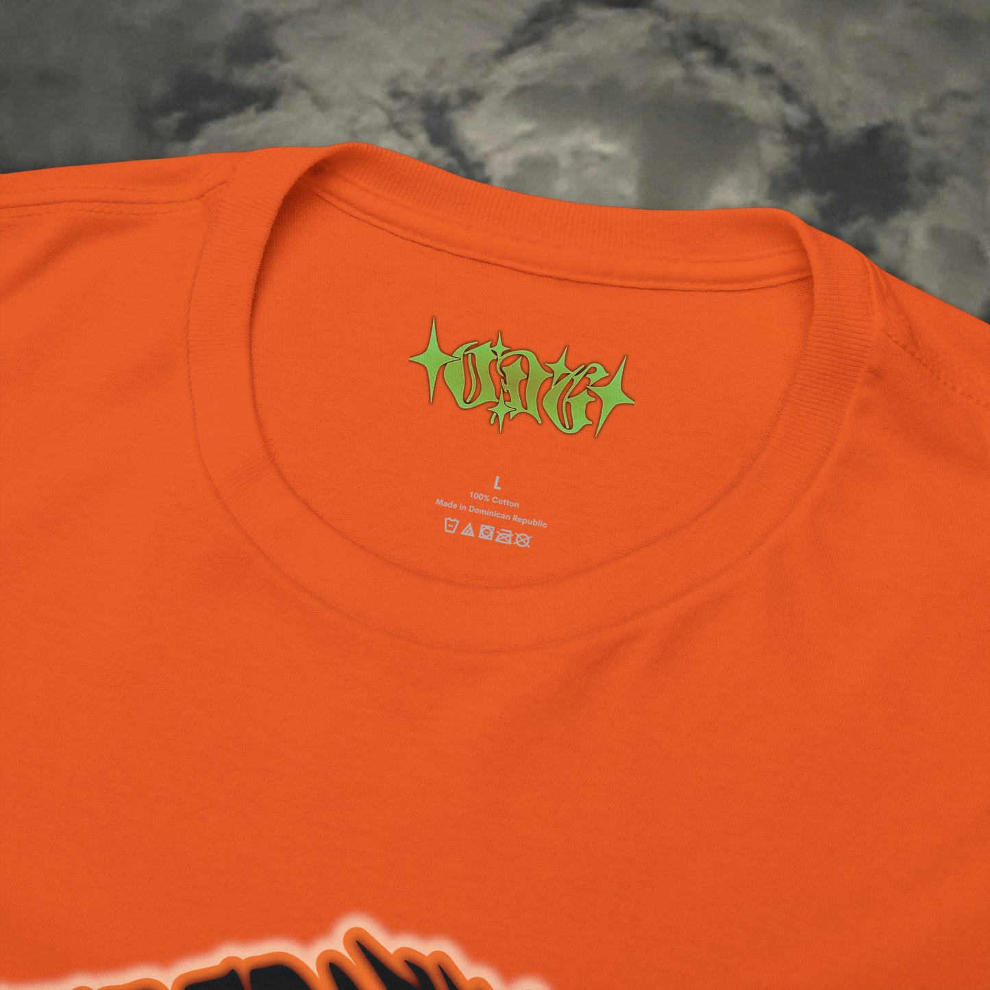 “Wheredagoopat!” Orange Flow Tee