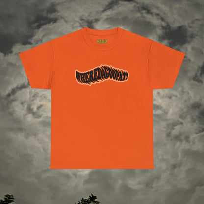 “Wheredagoopat!” Orange Flow Tee