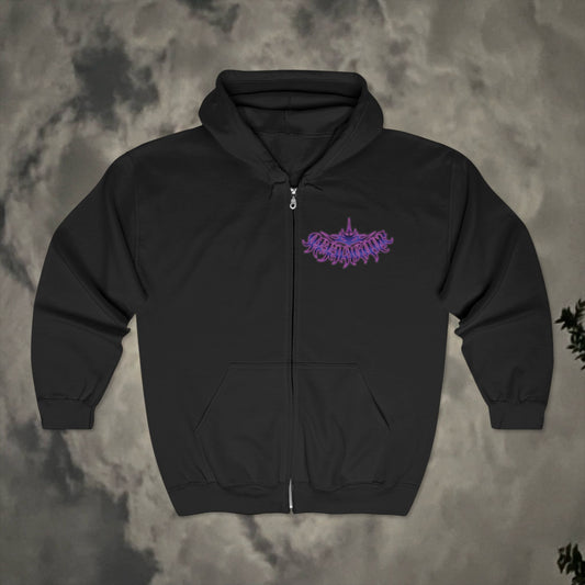 "OffDaGoop" Pin Style Zip-up Hoodie