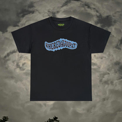 “Wheredagoopat!” Blue Flow Tee