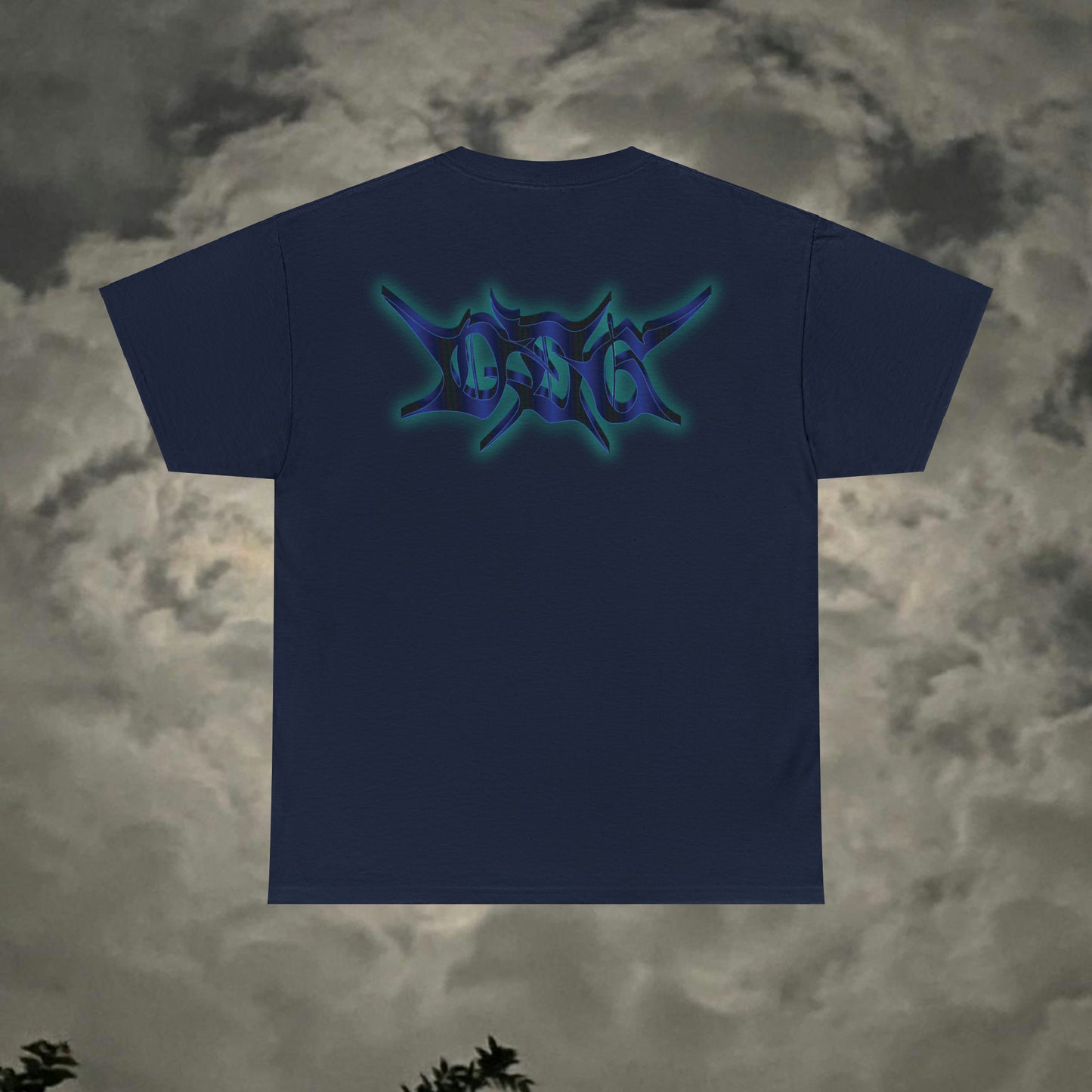 “ODG” 3D Deep Blue Hologram Tee