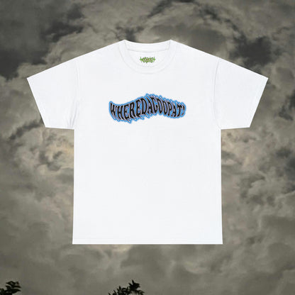 “Wheredagoopat!” Blue Flow Tee