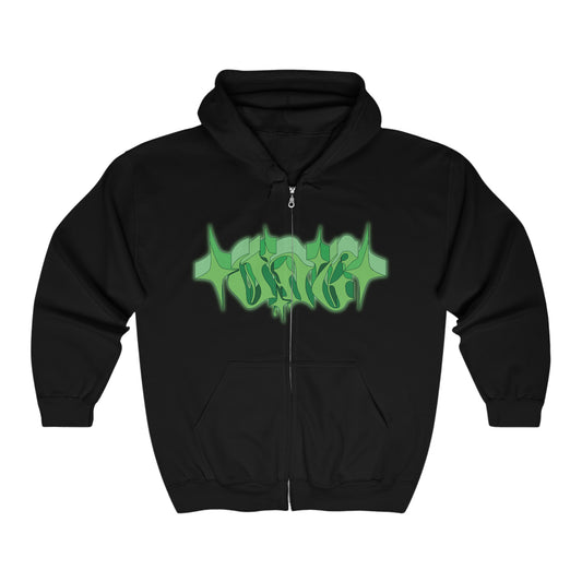 OG "ODG" 3D Green Zip-Up Hoodie