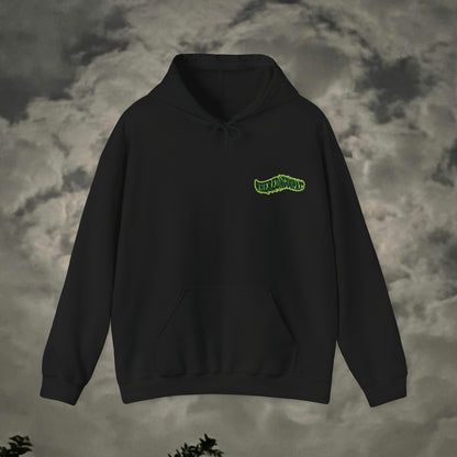 "Wheredagoopat!" Green Flow Hoodie