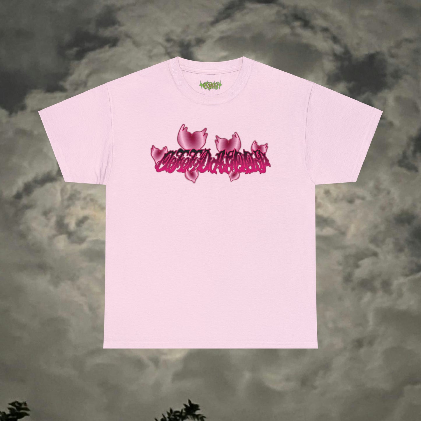 Blk/Pink "OffDaGoop" Six Heart Tee